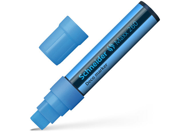 Krijtmarker Schneider Maxx 260 fluorblauw