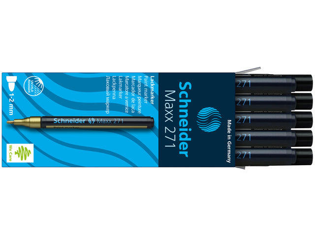 Lackmarker Schneider Maxx 271 1-2 mm schwarz