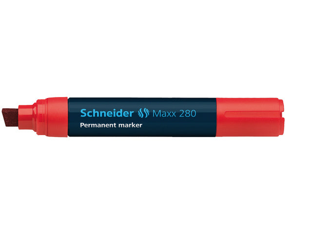 Marker Schneider Maxx 280 permanent beitelpunt rot