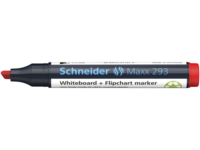 Boardmarker Schneider Maxx 293 beitelpunkt 2-5 mm rot