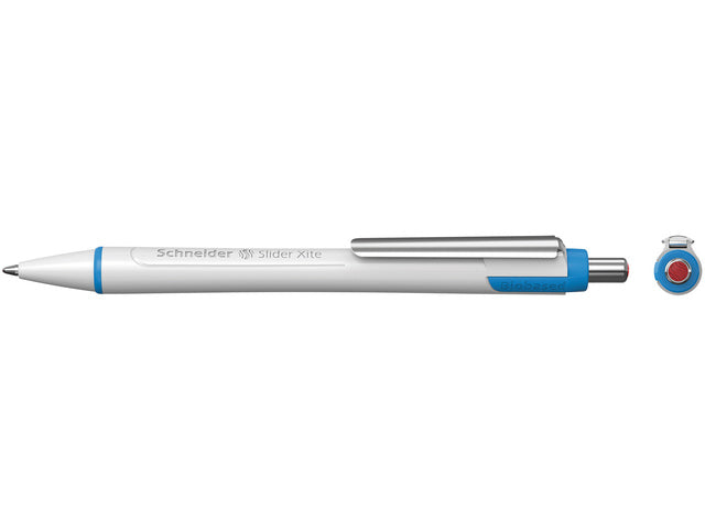 Balpen Schneider Slider Xite XB 1,4mm wit-rood