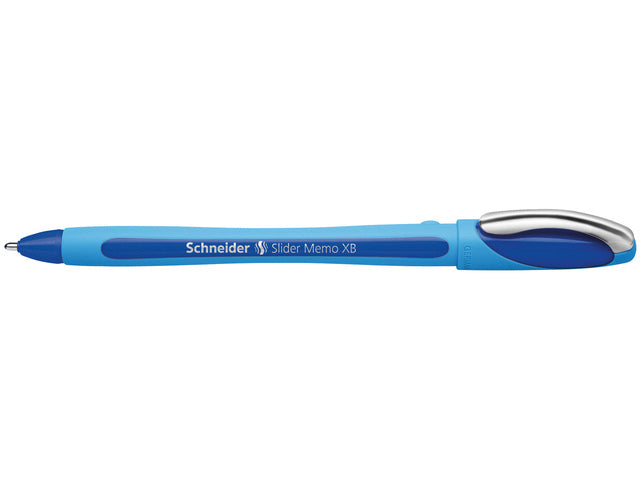 Balpen Schneider Slider Memo XB 1,4mm kogelbreedte blauw
