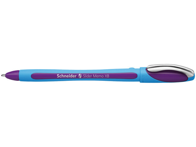 Balpen Schneider Memo XB 1,4 mm kogelbreedte violett doos 10 Stück