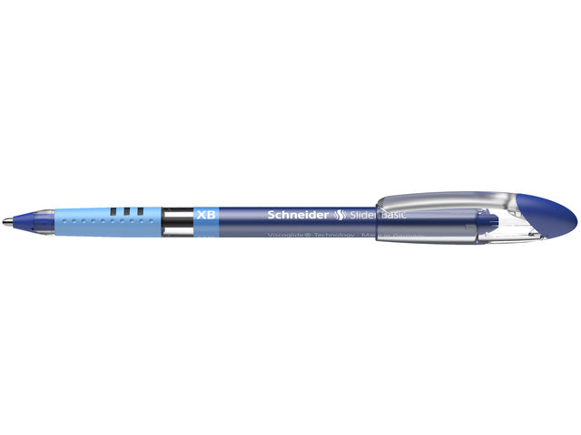 Balpen Schneider Slider Basic XB 1,4mm kogelbreedte blauw