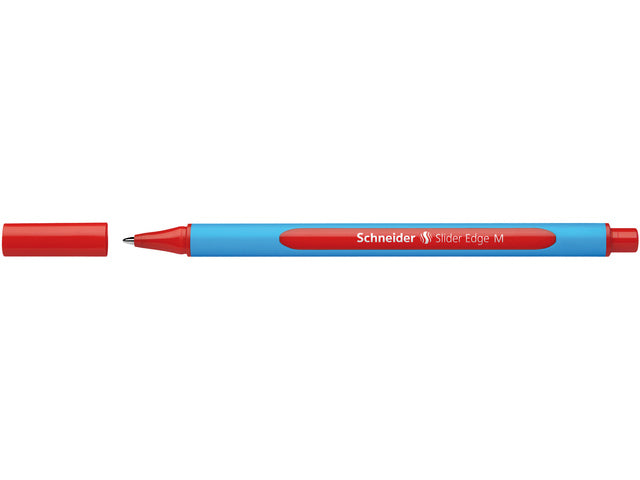 Balpen Schneider Slider Edge M 1,0mm rood