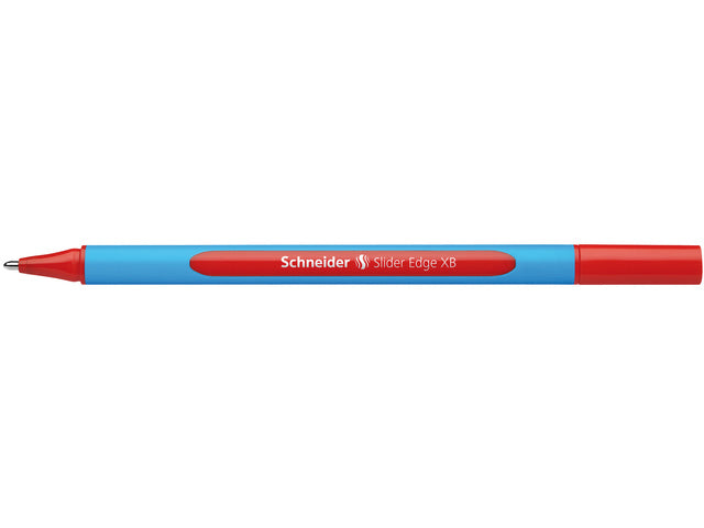 Balpen Schneider Slider Edge XB rot doos 10 Stück