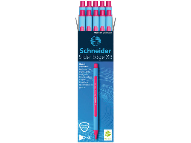 Balpen Schneider Slider Edge XB Rose Doos 10 Stück