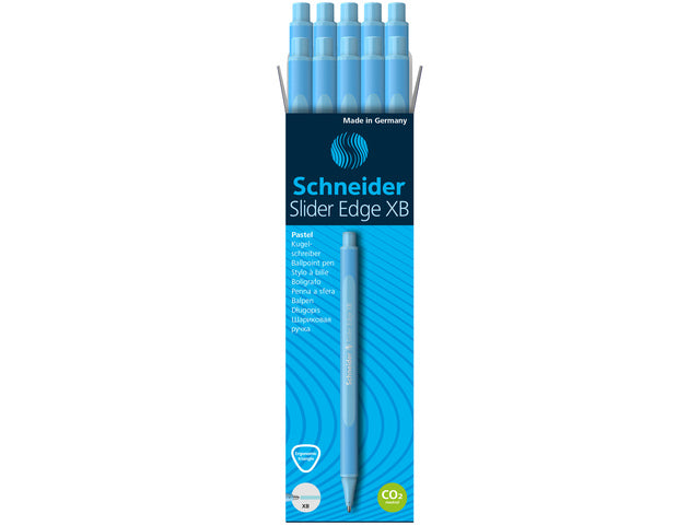 Balpen Schneider Slider Edge XB Pastel Baby-Blue, 10 Stück