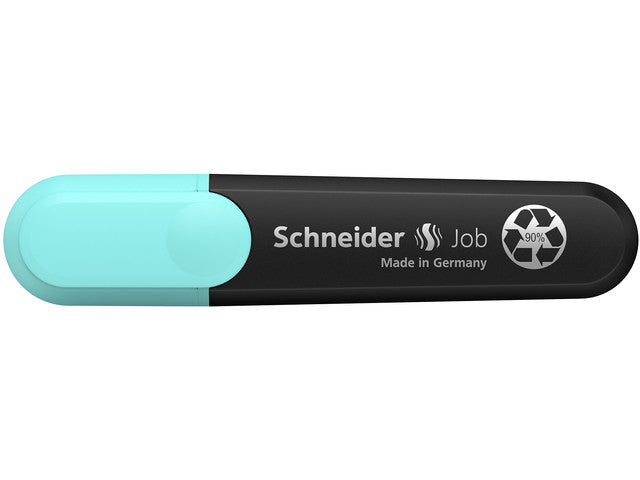 Tekstmarker Schneider Job pastelkleur turquoise