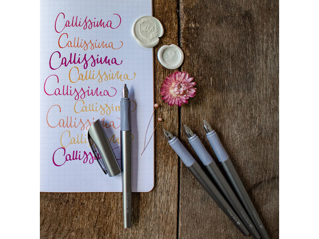 Vulpen Schneider Callissima antraciet 1,1mm kalligrafiepen