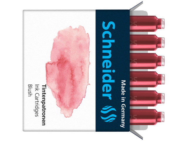Inktpatronen Schneider pastel Blush doos 6st.