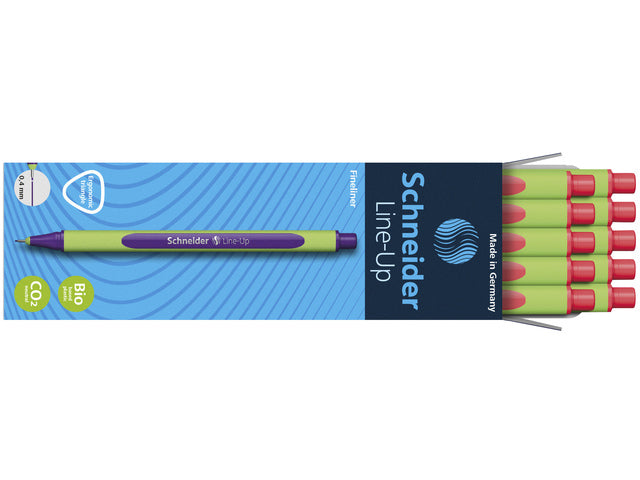 Fineliner Schneider Line-Up 0,4mm neon-rood