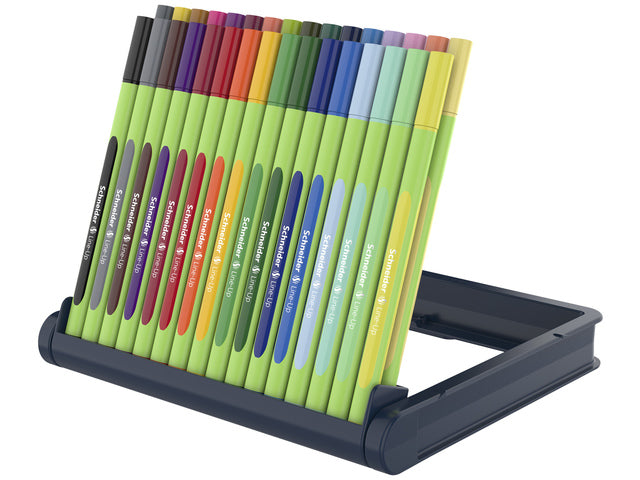 Fineliner Schneider Line-Up 0,4mm assorti 32 stuks incl. 2x gratis Line-Up touch