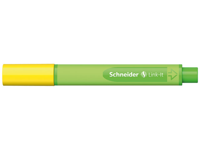 Fineliner Schneider Link-It 0,4mm goudgeel