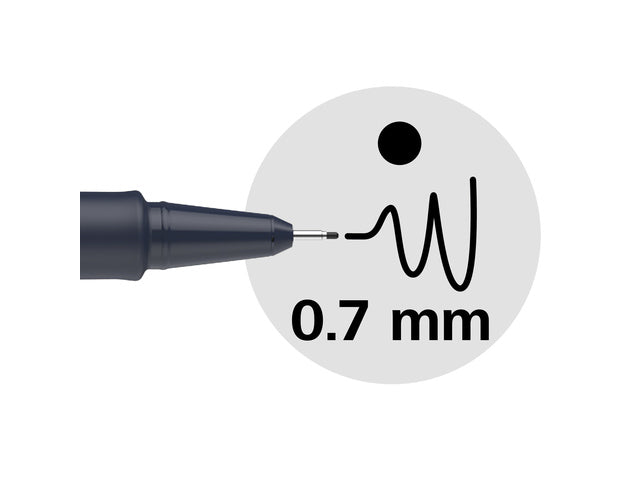 Fineliner Schneider Pictus 0,7 zwart