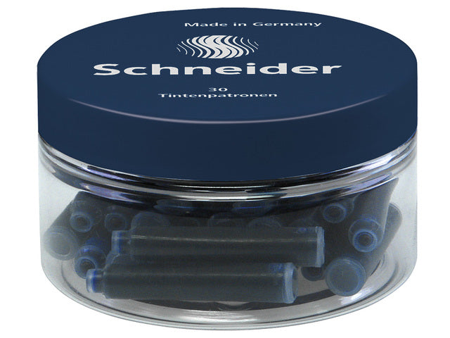 Tintenpatronen Schneider Topf à 30 Stück donkerblau