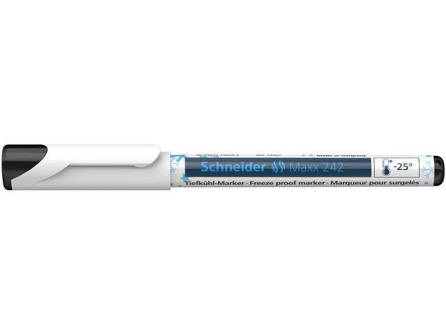 Diepvries Marker Schneider Maxx 242 auf Blister schwarz