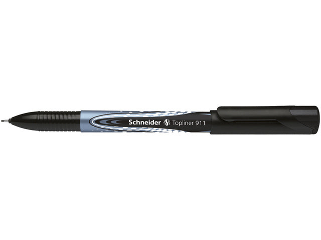 Fineliner Schneider Topliner 911 navulbaar zwart