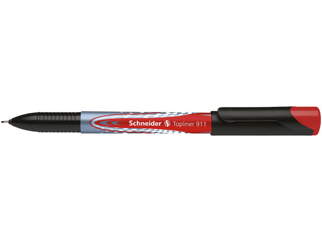 Fineliner Schneider Topliner 911 navulbaar rood