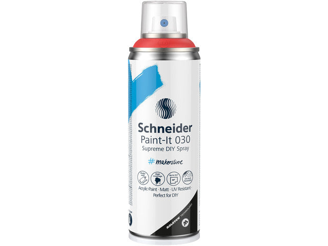 Supreme DIY spray Schneider Paint-it 030 rood 200ml