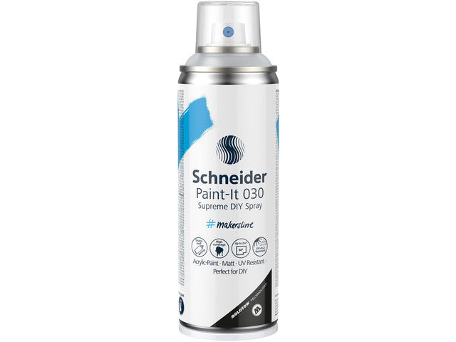 Supreme DIY spray Schneider Paint-it 030 blanke lak mat 200ml