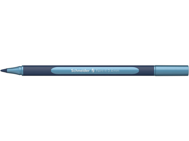 Metallic rollerball Schneider Paint-it 050 0,4mm polar bauw metallic