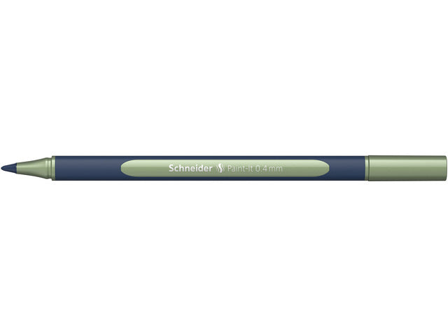 Metallic rollerball Schneider Paint-it 050 0,4mm vintage groen metallic