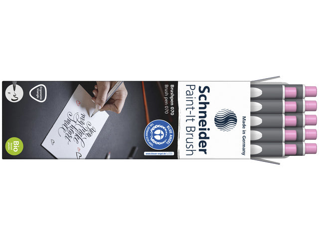Brushpen Schneider Paint-it 070 roze pastel