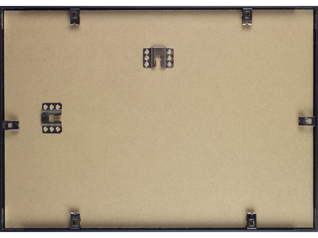 Fotolijst Seco A3 schwarzkleurig Geborenes Aluminium. 11mm