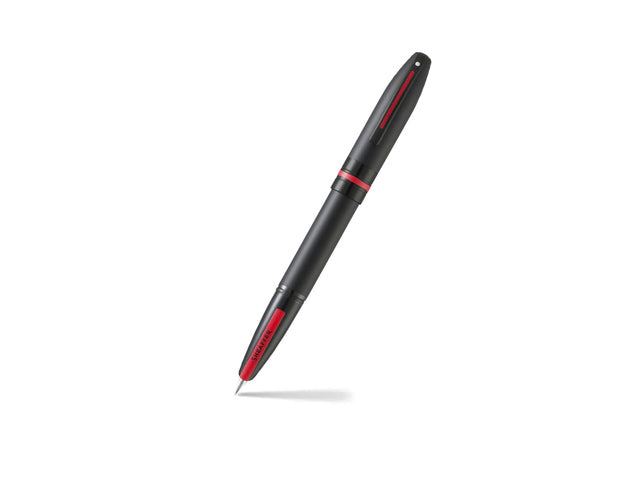 Vulpen SHEAFFER Icon E9108 M Matzwarte lak rode PVD-afwerking