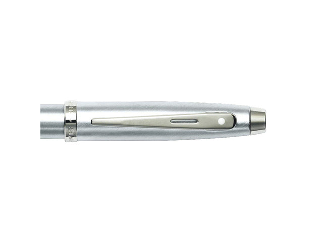 Vulpen SHEAFFER 100 E9306 F Geborsteld chroomnikkel geplateerd
