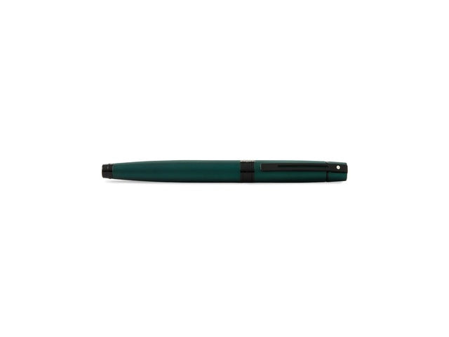 Vulpen SHEAFFER 300 E9346 F Mat groene lak gepolijst zwart