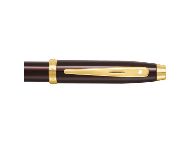 Vulpen SHEAFFER 100 E9370 M Koffiebruin PVD goud