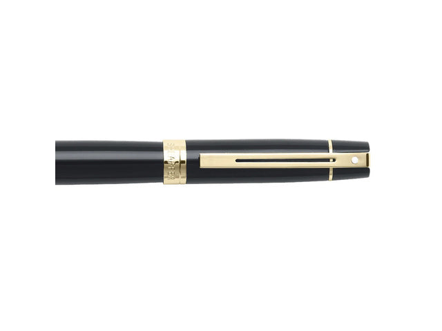 Rollerball SHEAFFER 300 E9325 Glanzend zwart goudkleurig