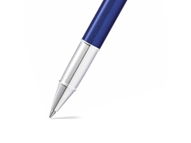 Rollerball SHEAFFER 100 E9339 Glanzende blauwe lak verchroomd