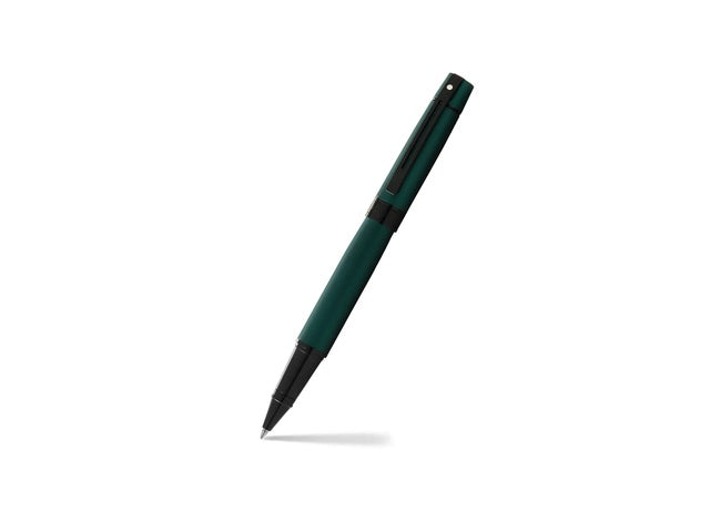 Rollerball SHEAFFER 300 E9346 Mat groene lak gepolijst zwart