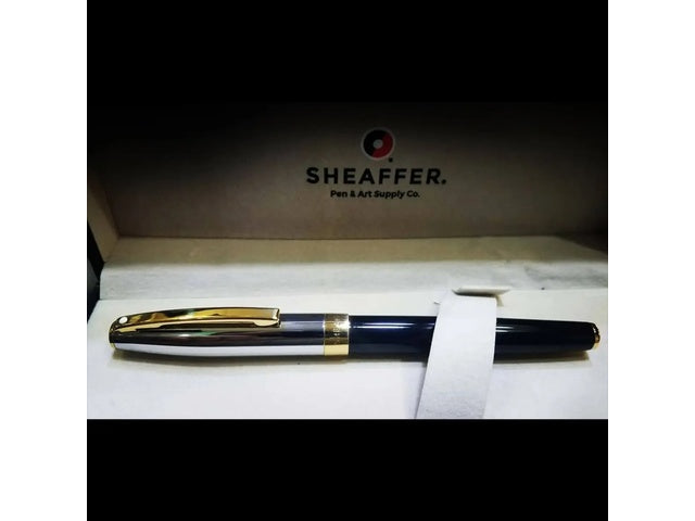 Rollerball SHEAFFER Sagaris Glanzende zwarte chromen dop met gouden afwerking