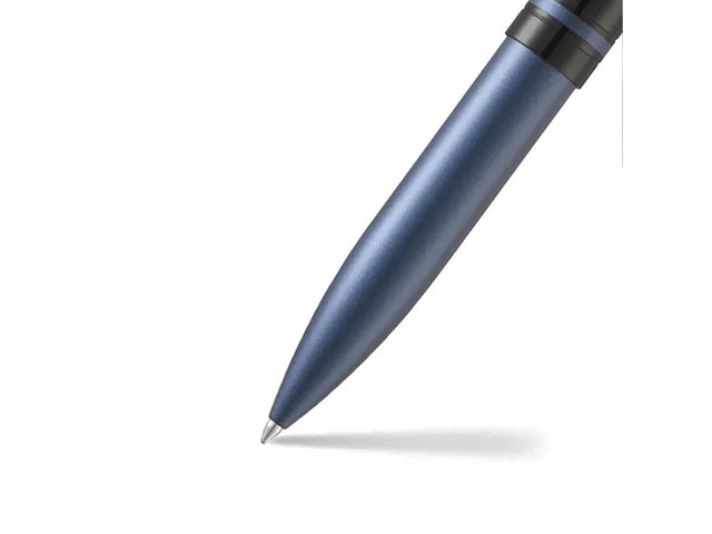 Balpen SHEAFFER Icon E9110 Matblauwe lak zwarte afwerking
