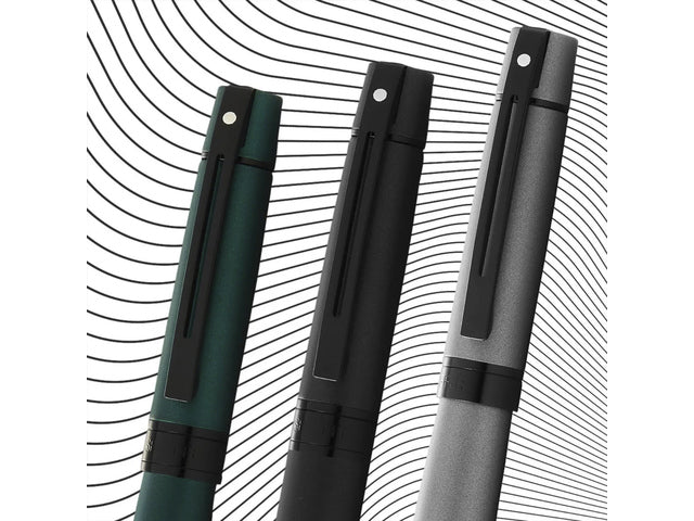 Balpen SHEAFFER 300 E9343 Matzwarte lak gepolijst zwart