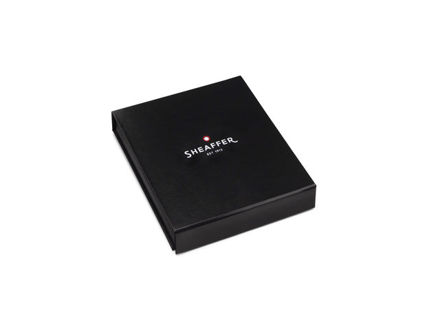 Balpen Giftset SHEAFFER VFM G9422 gepolijst chroom verguld met A6 notitieboek