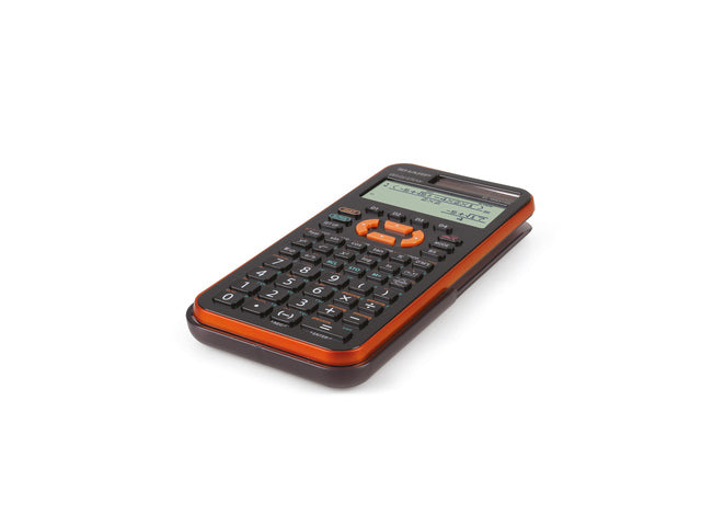 Rechner Sharp ELW531XGYR schwarz-orange wetenschappelijk Schreibansicht