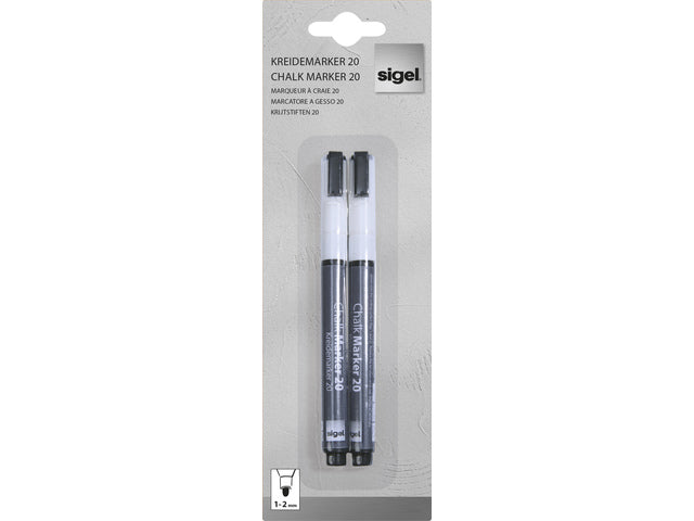 Krijtstift Sigel mit 2 runden Spitzen von 1-2 mm