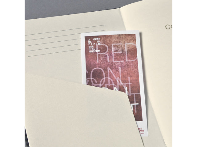 Benachrichtigungsbuch Conceptum Pure A4, rot, 5 mm, rot, Softcover. Genummerte Seiten, Innenausstattung, elastisches DMV-Kabel, Stifthalter, 2 Stifte. 194 Seiten 80 Gramm chamoiskleriges Papier. PEFC-zertifiziert.