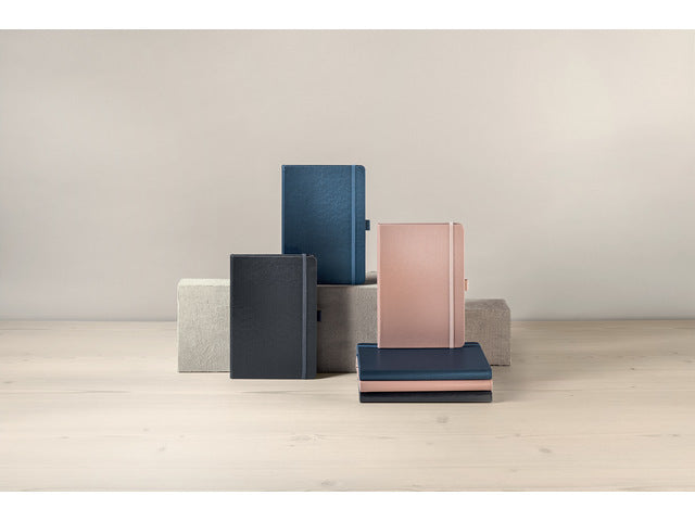 Notitieboek Conceptum A5 roze metallic gelinieerd hardcover
