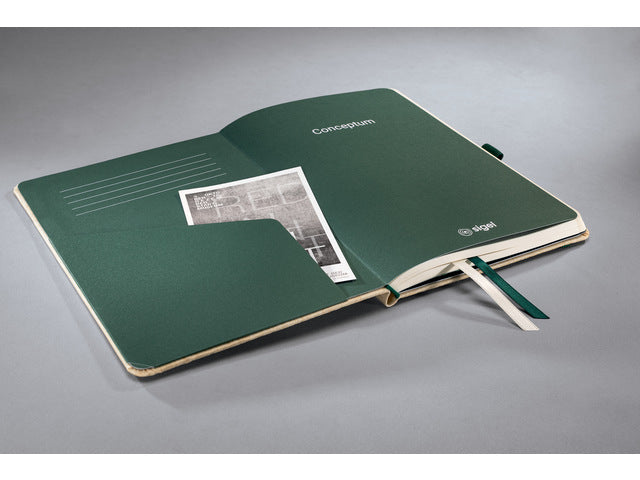 Notitieboek Conceptum Nature Edition Bamboo A5 Punt-gelijnd hardcover.