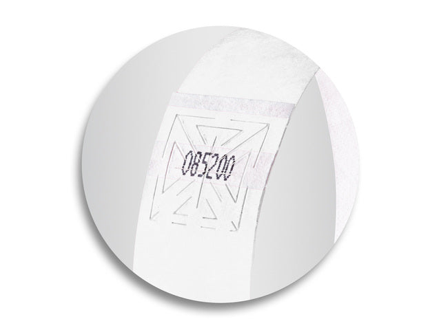 Evenementenbandjes Sigel super soft, 255x25mm 120 Stück weiß