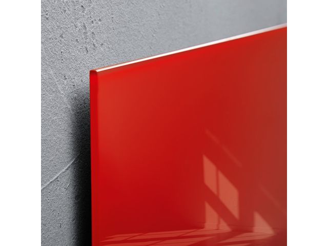 Glasmagnetbord Sigel Artverum 480x480x15mm rot