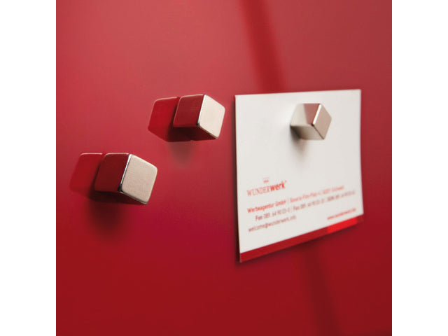 Glasmagnetbord Sigel Artverum 480x480x15mm rot