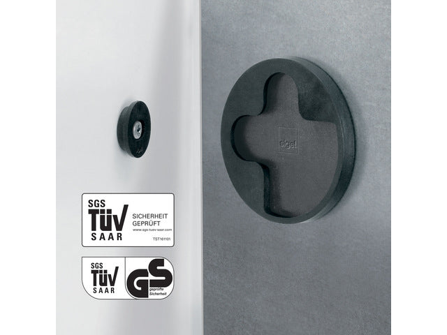 Glasmagneetbord Sigel Artverum 1000x650x15mm super wit