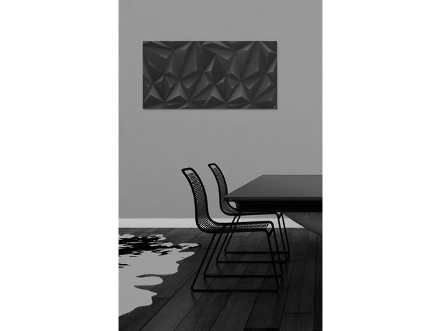 Glasmagnetbrett Sigel Artverum 910x460x15mm Black Diamond